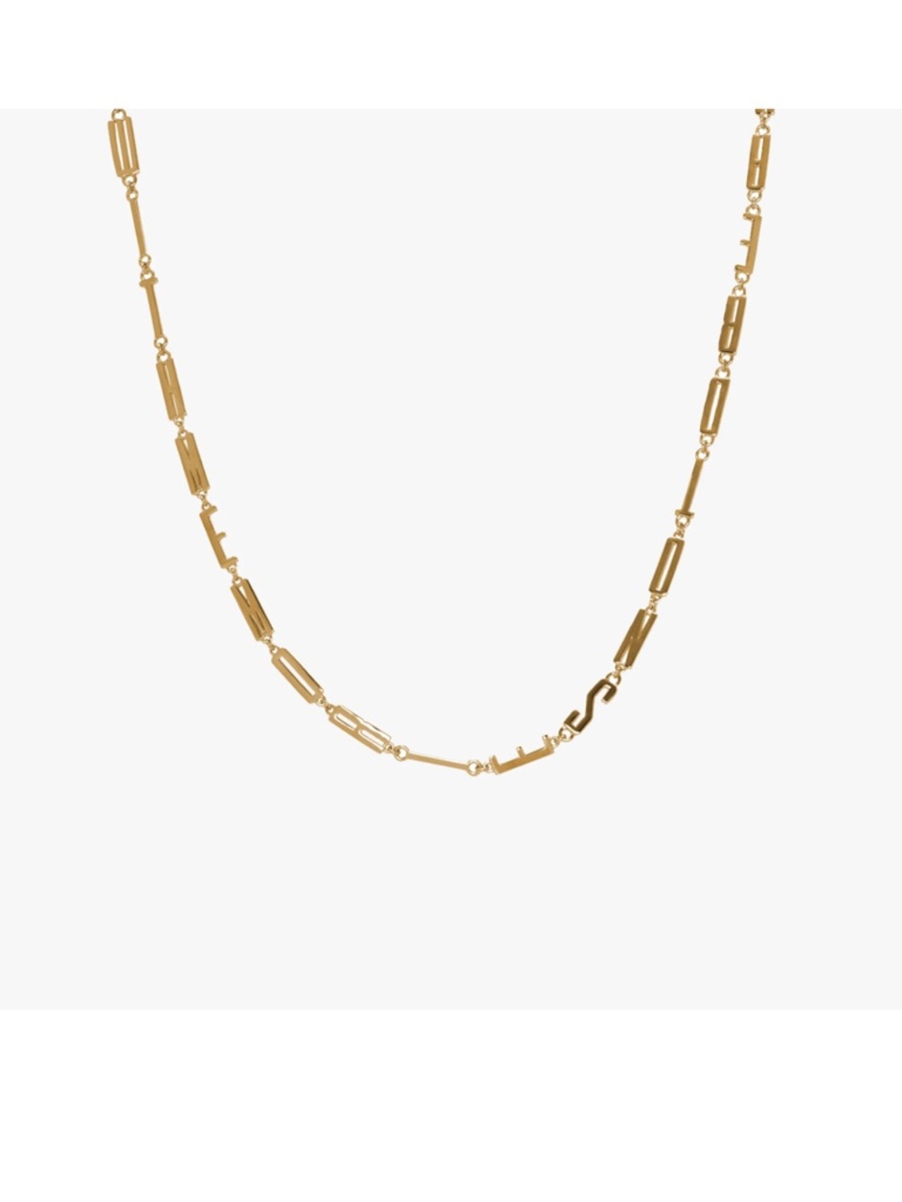Awe Inspired affirmation Link Necklace - Women Jewelry